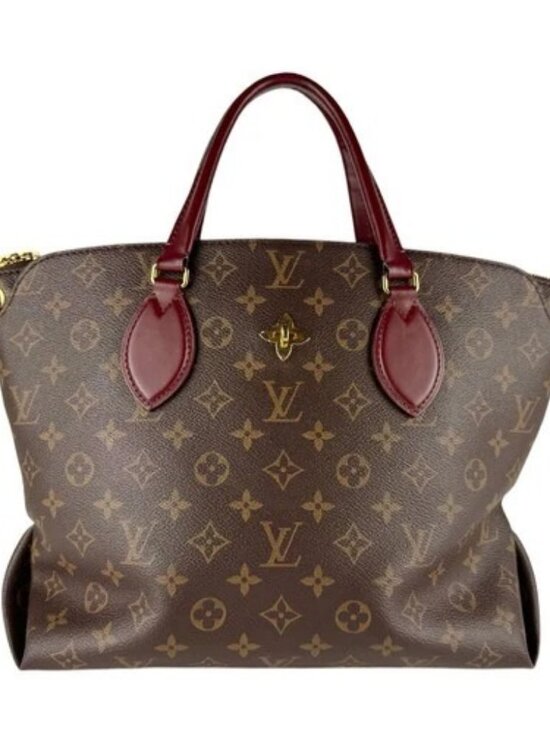 Louis Vuitton Handbags - Auth LOUIS VUITTON Flower Zipped Tote MM Handbag Shoulder Bag M44348 - z9877
